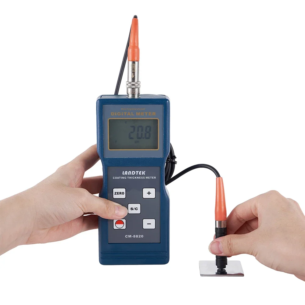 

Digital Coating Thickness Gauge CM-8820 0 µm~ 2000µm High Precision Coating Thickness Gauge Paint Galvanizing Coating Film Gauge