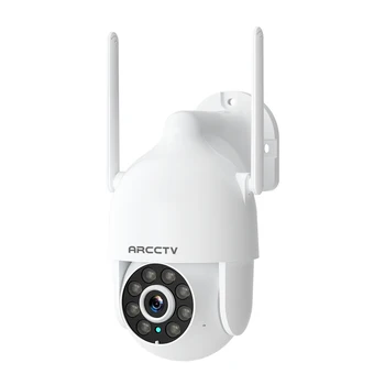 2K WIFI Camera Wireless Home Protection Security Camara 24-hour Continue Recording Humanoid Detect Auto Track Color Night Light 1
