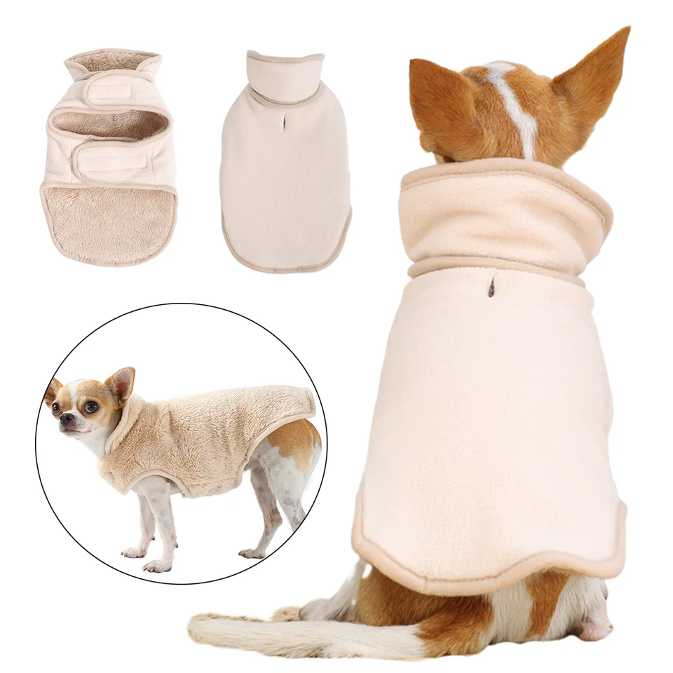 Suéter De Lana De Coral Para Perro, Camisa Cálida Para Gato, Chaleco De Lana Para Cachorro