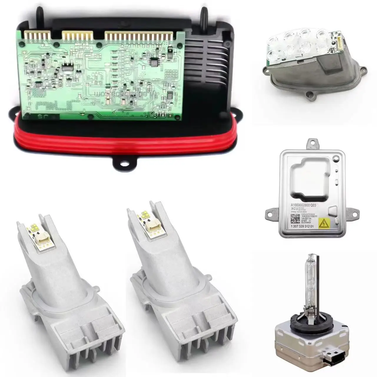 

63117339003 63117339057 7355074 130732931201 D1S bulb For 7 Series F01 F02 LCI Xenon Headlight Led Angel Eyes Control Unit kit