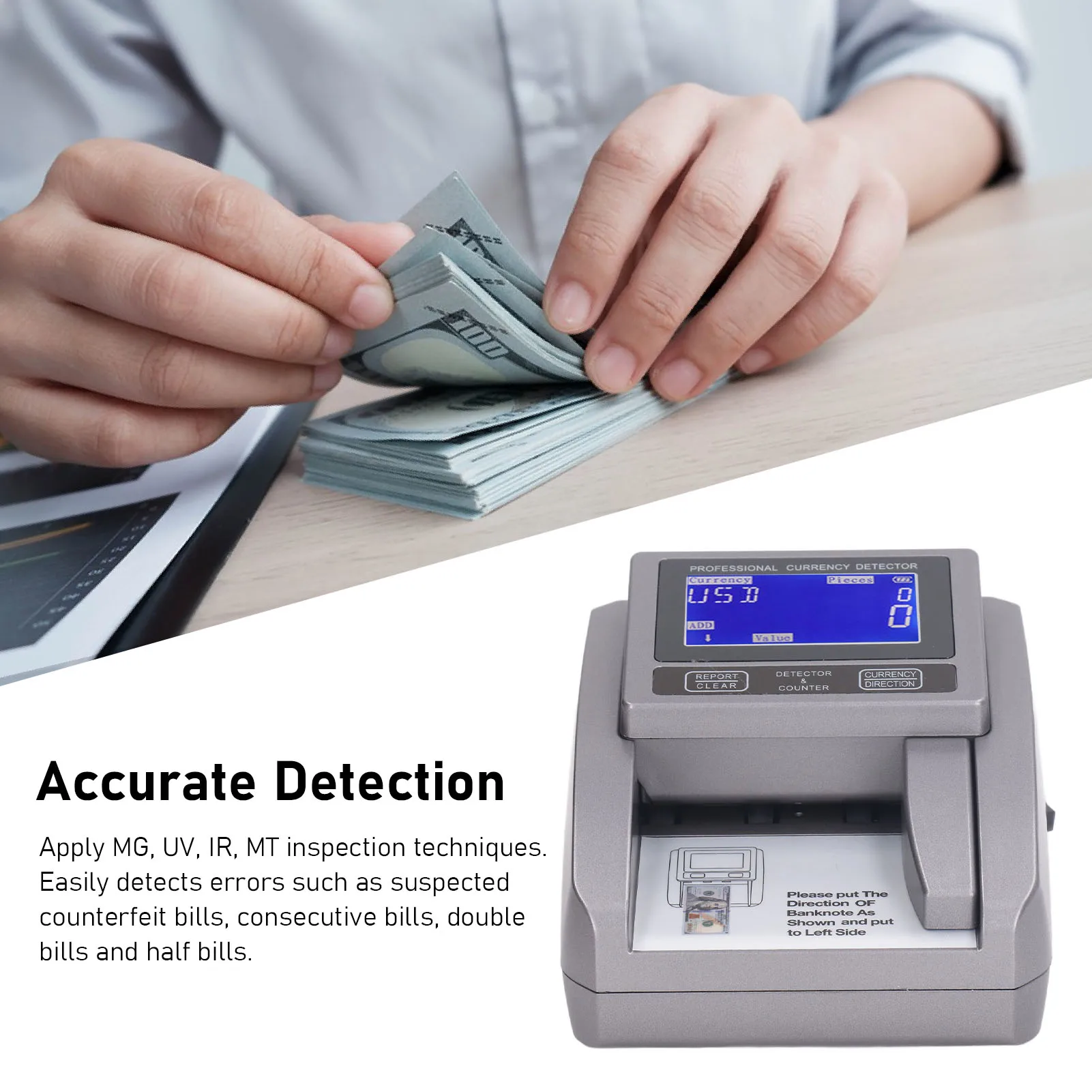 Denomination Money Counter Machine Denomination Money Counter Machine Small Commercial Handheld Bill Counting Machine