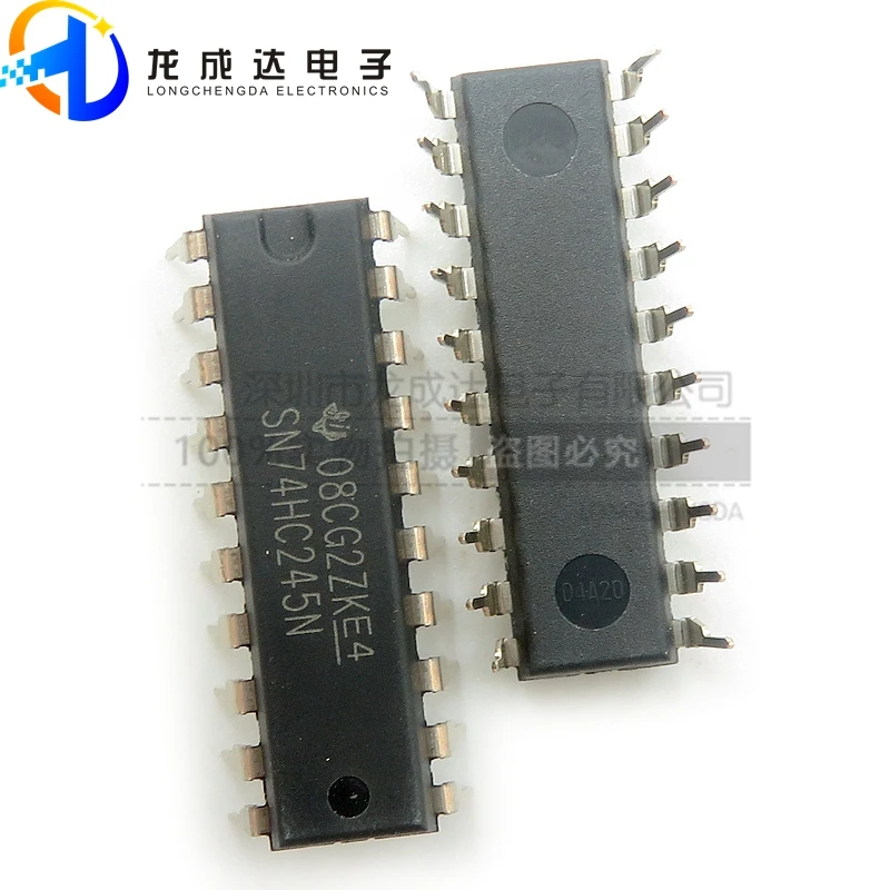 

30pcs original new SN74HC245N 74HC245N DIP20 eight-phase three-state bus transceiver chip