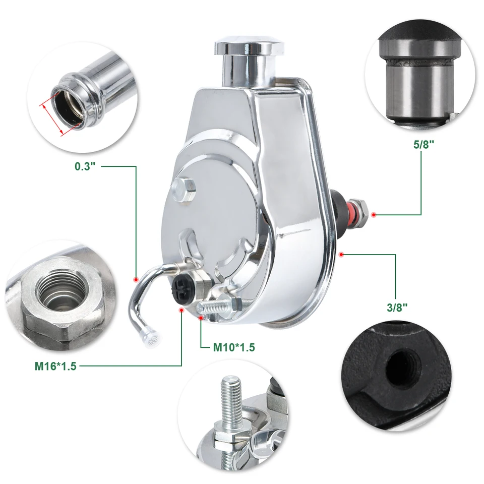 Power Steering Pump P Series 5/8 Power Steering Pump P Series 5/8