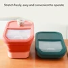 13/33LB Collapsible Cat Dog Food Storage Container Dry Cat Food Box With Lids Airtight Sealing Kitchen Grain Rice Storage Boxes 4