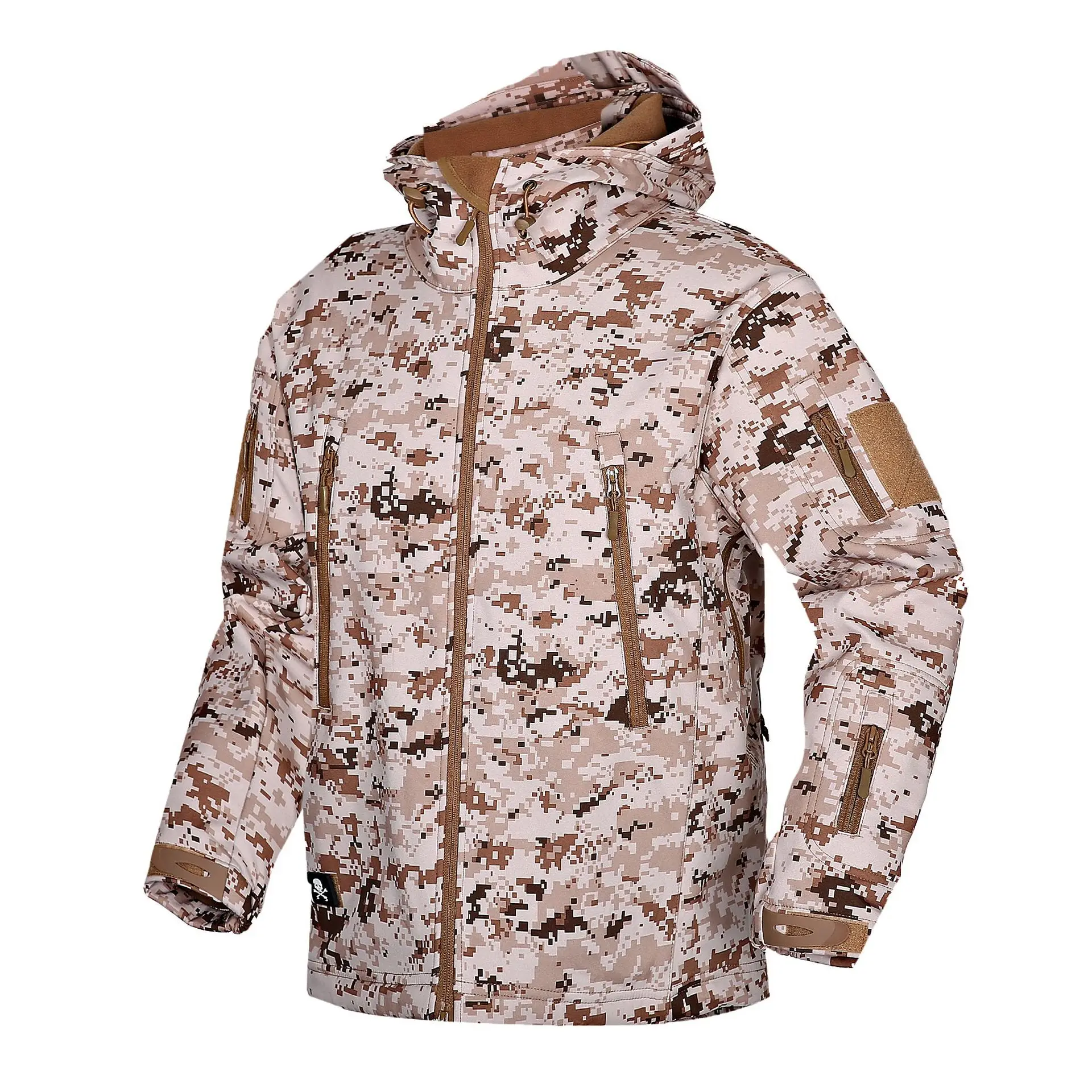 

Tactical Jacket Men Waterproof Camouflage Military Fleece Jacket Softshell Windbreaker Winter Army 5XL jaqueta masculino