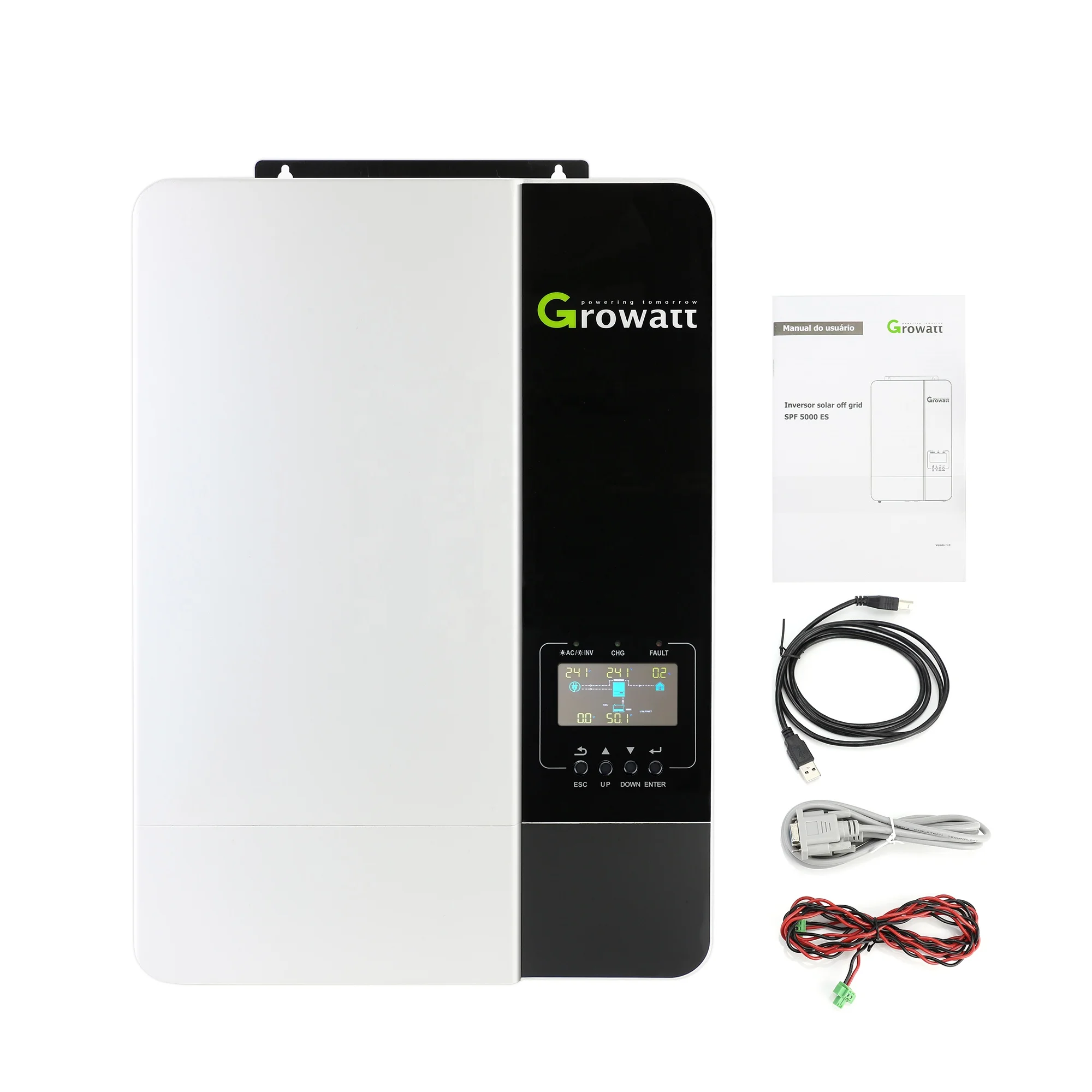 Growatt Alta Qualità 48V Dc Spf 5000 Es Growatt Inverter Solare Ibrido Off Grid