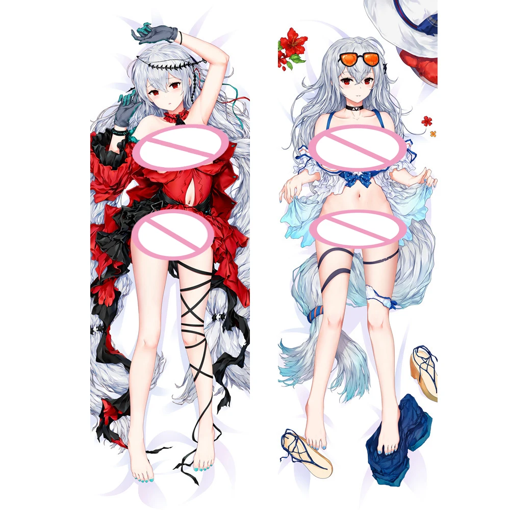 

Skadi Split Leg Pillowcase with Holes 2D Anime Game Arknights アークナイツ Body Pillow Otaku Bed Decor