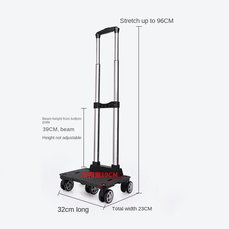 Foldable Shopping Bag Wheels Collapsible Trolley Bag Women Reusable Shopping Trolley Foldaway