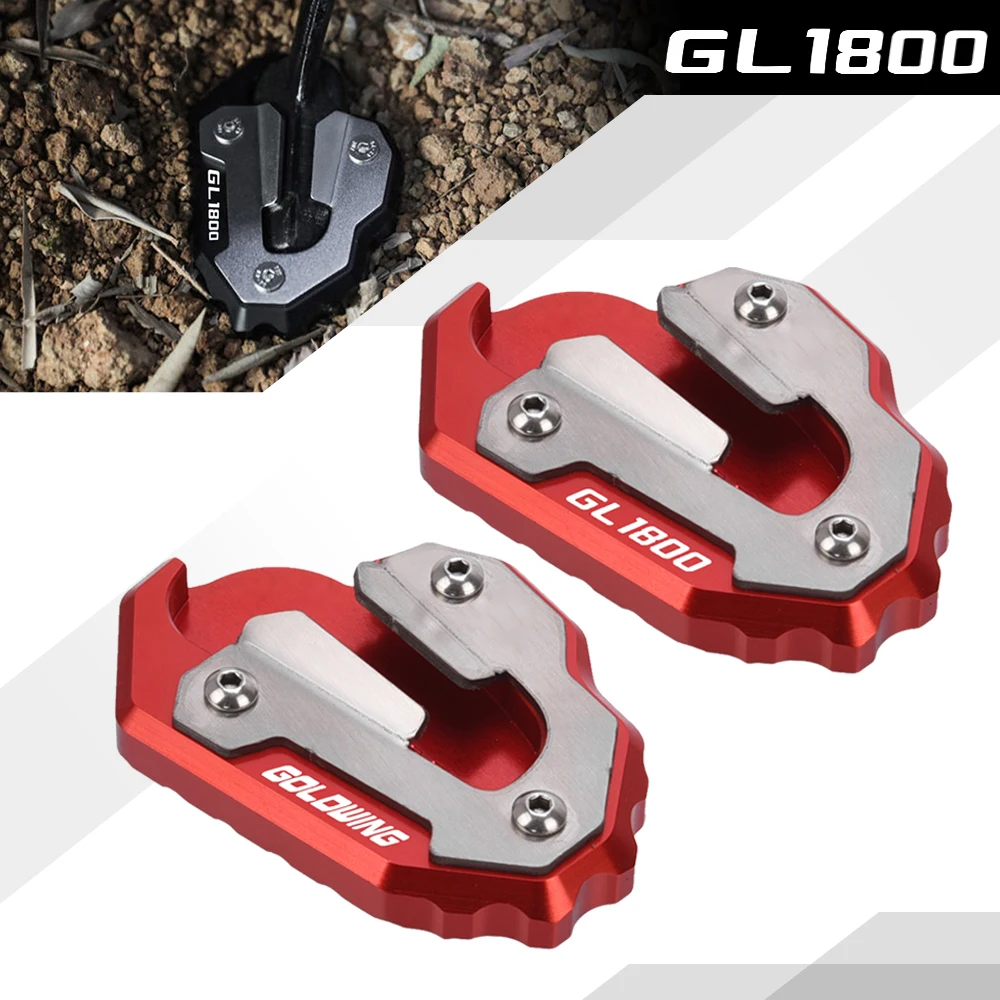 

For HONDA Goldwing GL1800 GL 1800 2020-2023 2022 2021 Motorcycle Side Stand Enlarger Sled Sidestand Kickstand Foot Pads Support