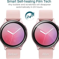 Protecteur d'écran rond en Hydrogel pour montre intelligente, 5 pièces, diamètre 40mm 39mm 38mm 37mm 36mm 35mm 34mm 33mm 32mm, Film de protection Hydrogel 5