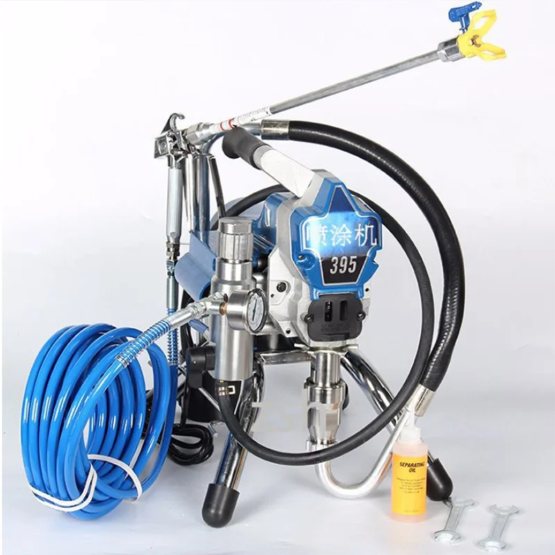 395-Electric-High-Pressure-Airless-Spraying-Machine-Lacquer-Coating ...