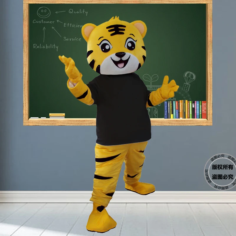 

Tiger Mascot Costume Advertising Ceremony Fancy Dress Party Animal Anmie Stage Perform Shows Surprise Props
