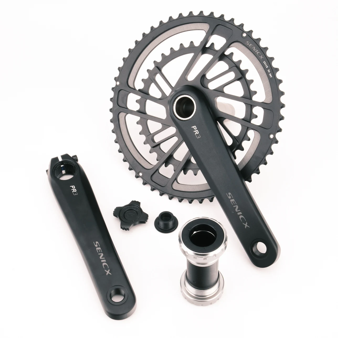 SenicxRoadBikeCranksetPR34630T5034T5236T165mm170mm175mm