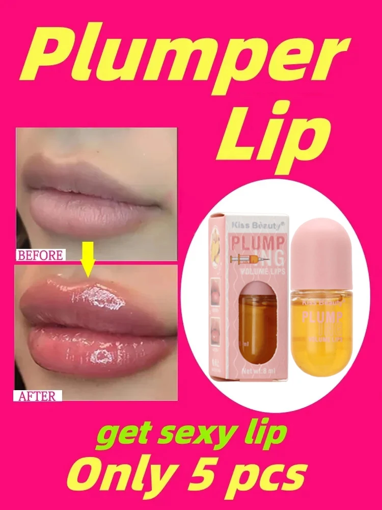 Long Lasting Lip Plumper Oil Instant Volumising Enhancer Lip Serum Collagen Lips Volume Increases Lipgloss Sexy Cosmetic