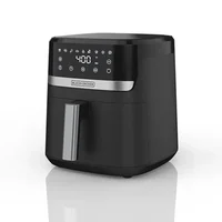 4QT Air Fryer with Timer Auto Shut-off Shake Reminder Digital Touchscreen 9 Presets 1300W Healthy Cooking Less Fat Easy Clean-up 1