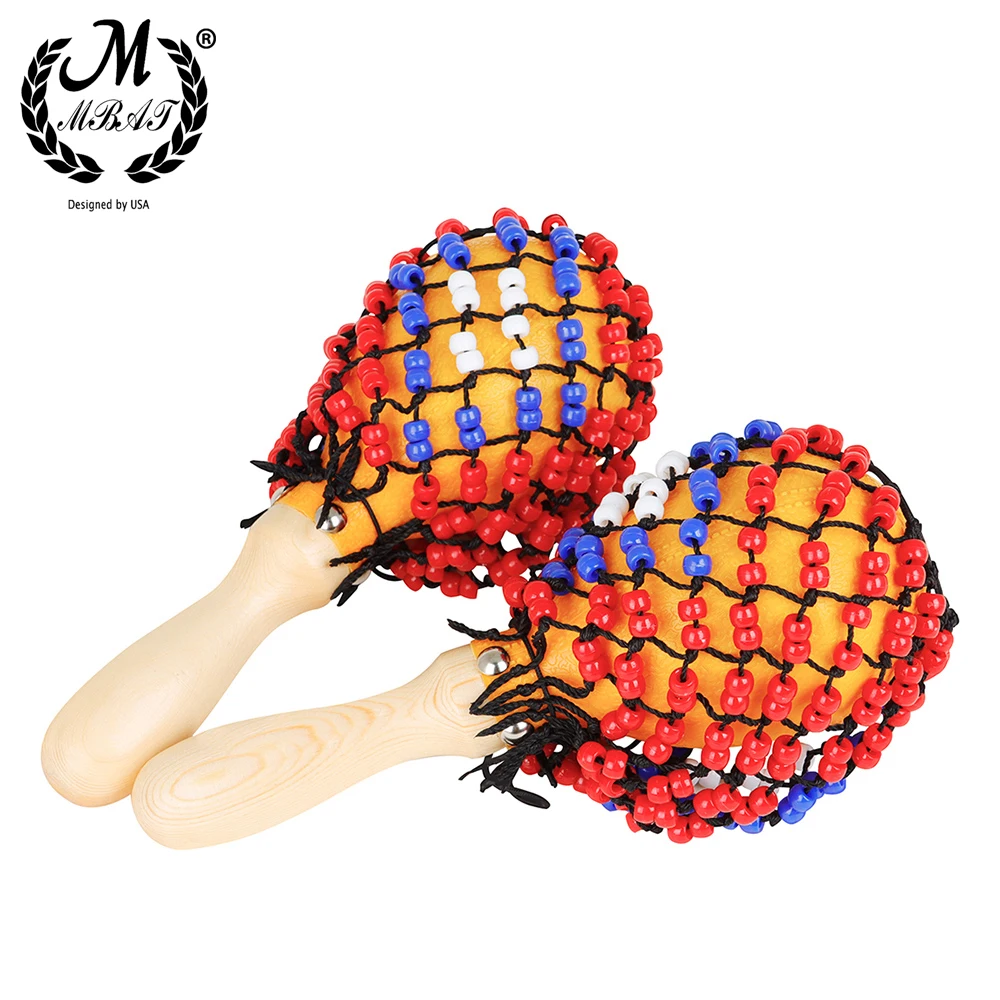 Shaker Guiro En Bois A-Star - Instrument Percussion Avec Batteur