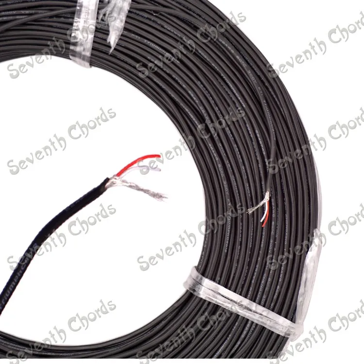 

5 Meter Electric Bass Guitar Pot Pickup Switche Jack Hookup 2 Core Shielded Cable / 2 Core + Earth Wire