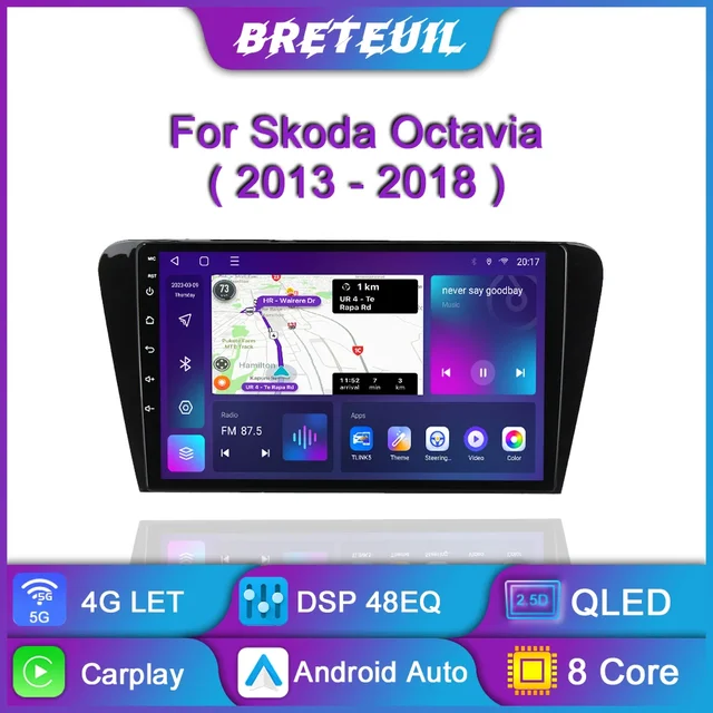 For Volkswagen Skoda Octavia 3 A7 2013-2018 Android Car Radio Multimedia Player Navigation GPS Carplay Touch Screen Auto Stereo