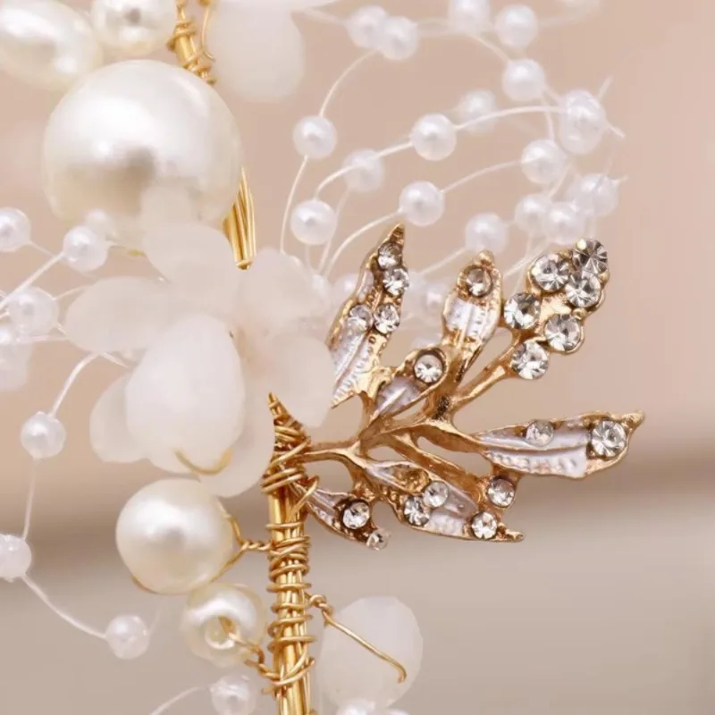 New Children's Wreath Headbreads Princess Tiara Crown Decoration Bride Bridesmaid Wedding Photography Holiday Photo Headdress