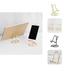 

Innovative 5 Colors Attractive Durable Electroplating Business Card Holder for Home Display Holder Phone Rack