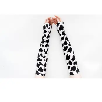 أكمام حرير دكرون ، غطاء نمط بقرة ، حماية ، زوج واحد 4