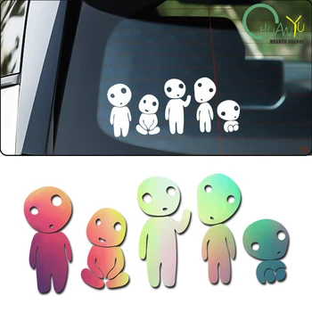 Cute alien vinyl creative decoration stickers car and motorcycle bumper stickers are available in a variety of colors