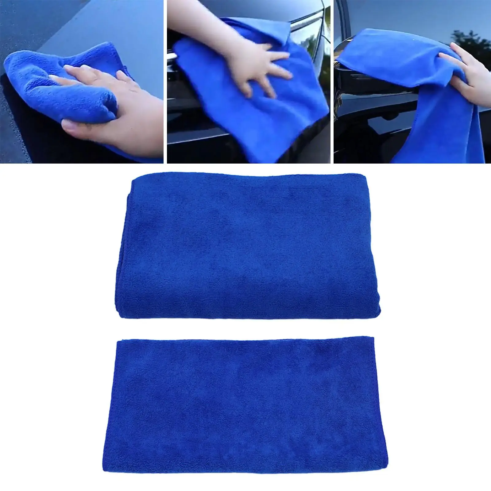 Car Wash Microfiber Towel Reusable Absorbency Professional Washable Car Wash Towel for Cars Detailing Household Cleaning