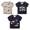 Jumping Meters New Arrival Boys T Shirts For Summer Cotton Cartoon Aircraft Embroidery Toddler Kids Tees Baby Tops Clothes 2