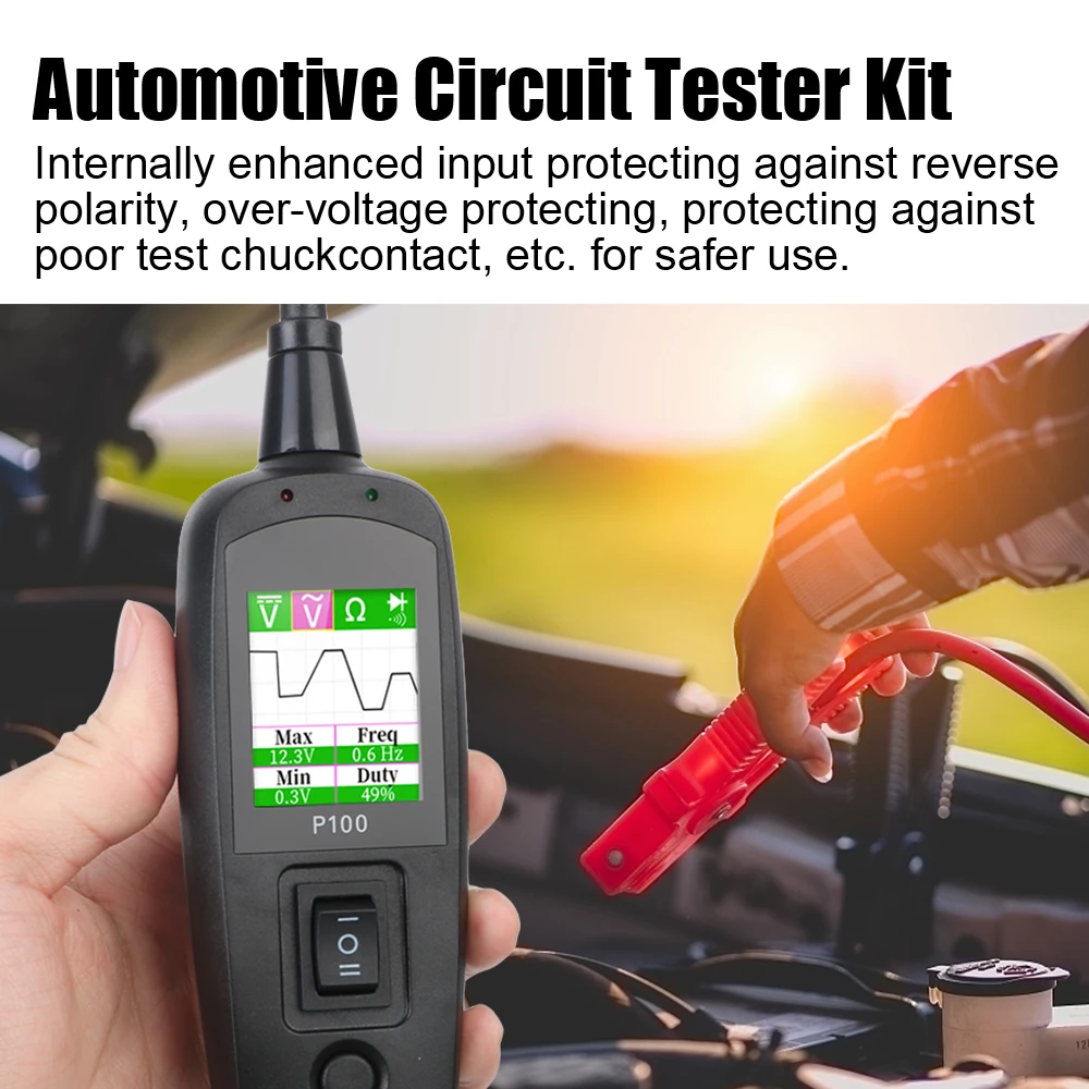 Testeur De Sonde De Circuit électrique, Testeur De Continuité De Testeur De  Puissance Automobile, Câble De 4 M Pour La Réparation De Voiture 