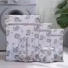 Cat Print Laundry Bag Large Capacity Foldable Storage Bags Multifunctional Distortion Protection Laundry Basket Household 3
