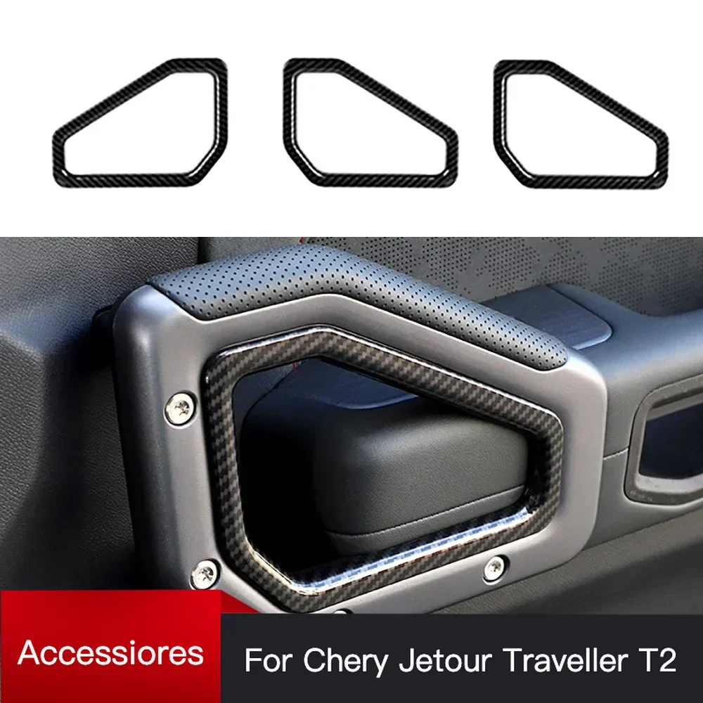 

Car Door Handle Decorative Protective Frame Handle Protective Patch for Chery 2023-2024 Jetour Traveller Jetour T2