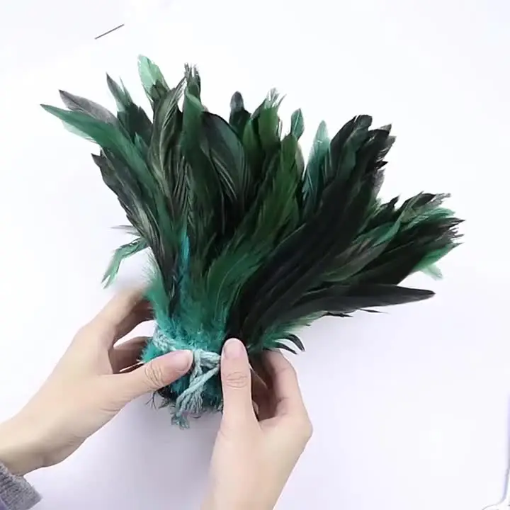 Piume di fagiano per artigianato, 10-15 cm, piume naturali per vestiti, piume di gallo, decorazioni fai da te, EN8, 100 pezzi