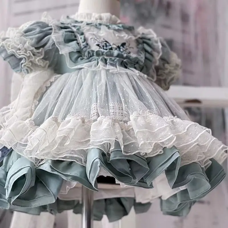Lolita princess dress CHILDREN'S summer new high-end dress girls