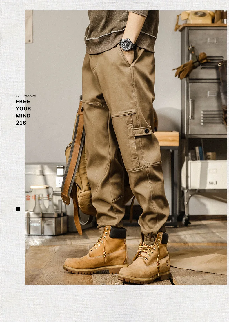 Summer Men's Casual Loose Cargo Pants Military Tactical Jogging Trousers  Men's Straight Loose Cotton Wide-leg Harem Pants Ropa - Casual Pants -  AliExpress