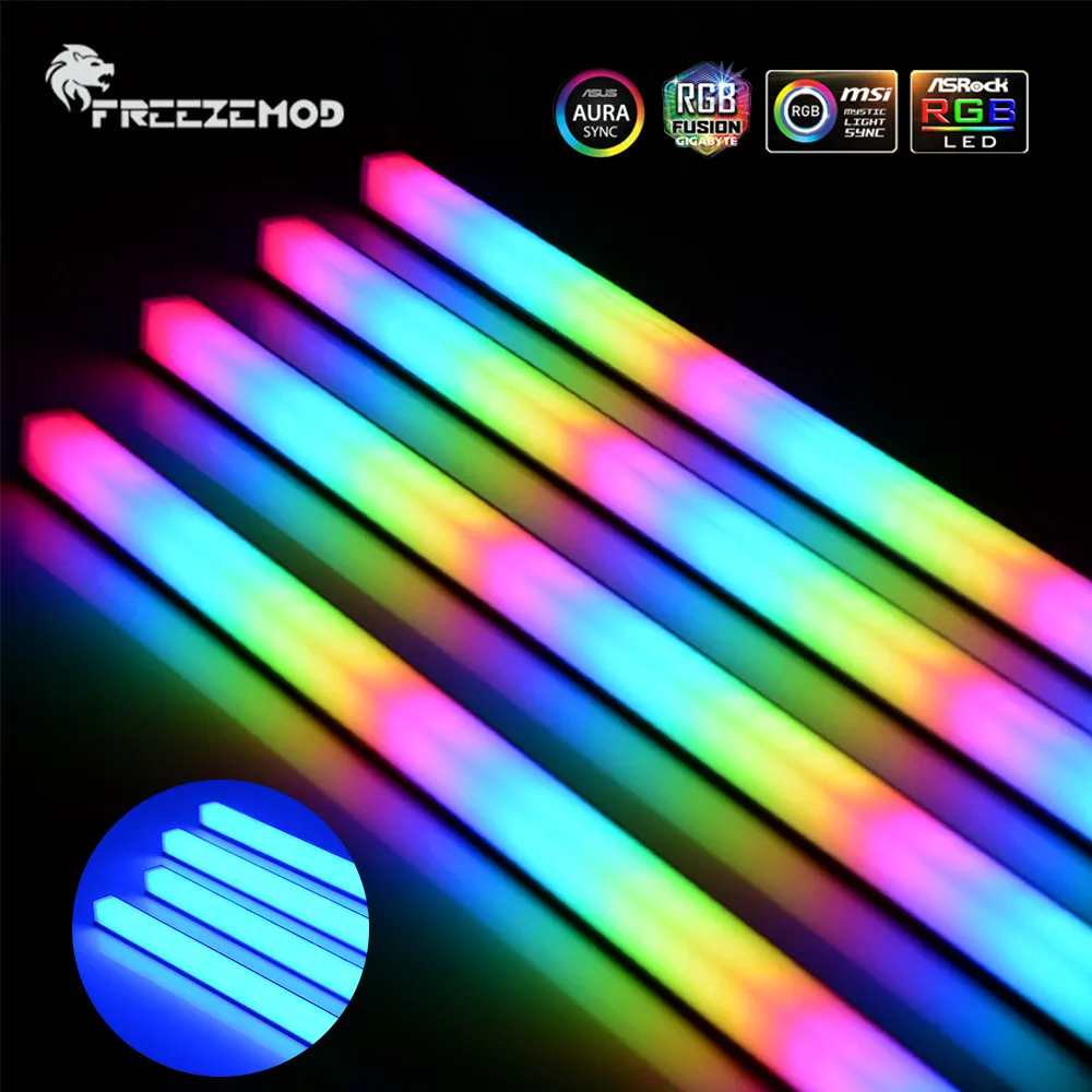 PC Chassis RGB LED Strip 5V3Pin/12V4PIN for Cabinet Soft Light 25/30/35/40CM