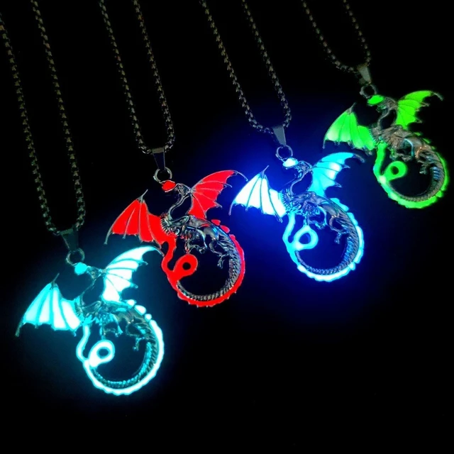 Glow Dark Pendant Necklaces Women  Jewelry Pendant Glow Dark Men -  Necklace Men - Aliexpress