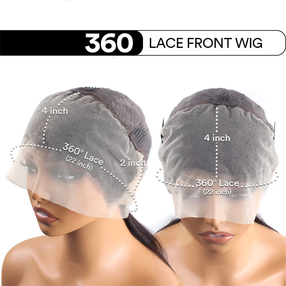 360 HD dentelle avant perruque cheveux humains 250% densité vague de corps Transparent dentelle frontale perruque pré-plumé cheveux pleine ligne de cheveux perruques naturelles
