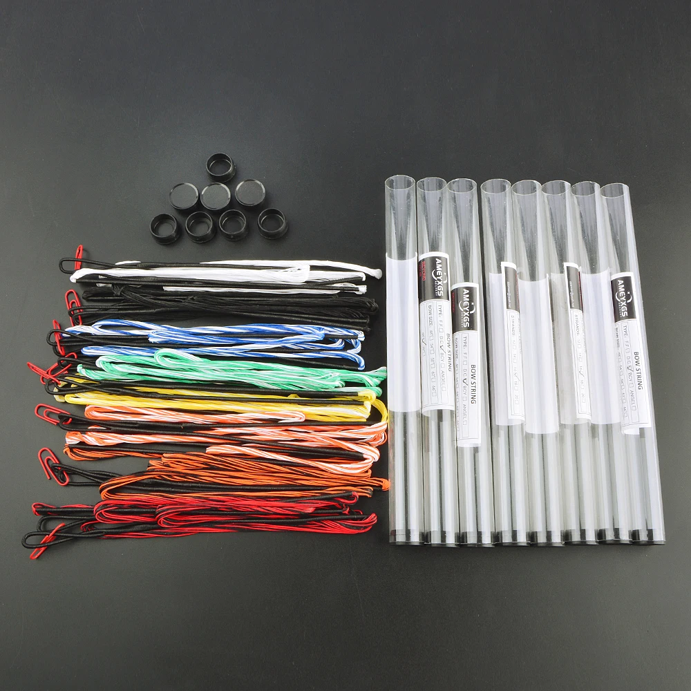 Corda Per Arco Ricurvo E Longbow In Dacron - 16 Fili, Misure 60-70 Pollici - Foto 3