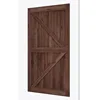 60x84" Sliding Barn Door Panel with 10ft Hardware Kit and Handles Coffee  Easy DIY Assembly Perfect for Warehouses Bedrooms 3