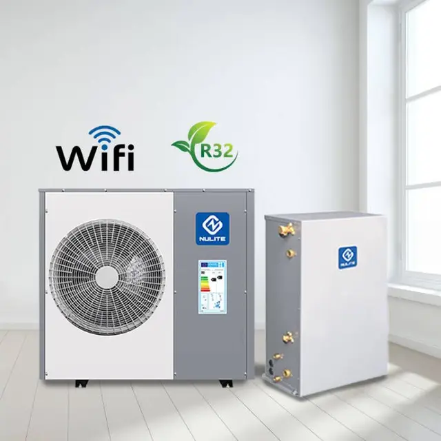 Nouveau Erp Ce Wifi haute efficacité Mini radiateur divisé chauffage par le sol 10kw R32 Evi pompe à chaleur 1