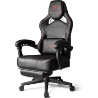 Big and Tall Gaming Chair 400lb Weight Capacity with Footrest, Ergonomic Video Game Chair for Adults with Oversized Headrest 1