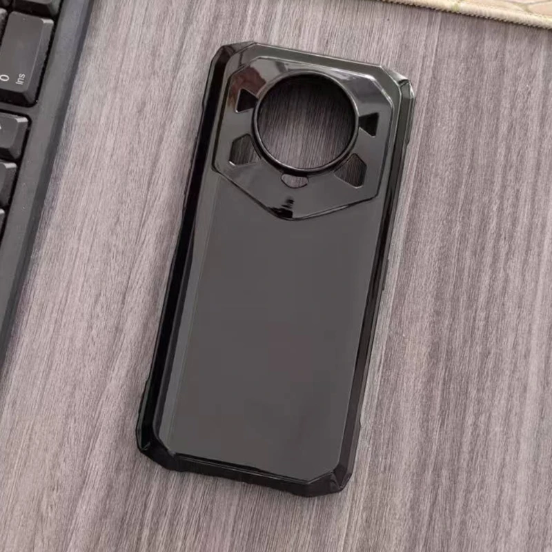 Transparent Black Silicone Protective Phone Case for Doogee Blade Series - Soft TPU Cover
