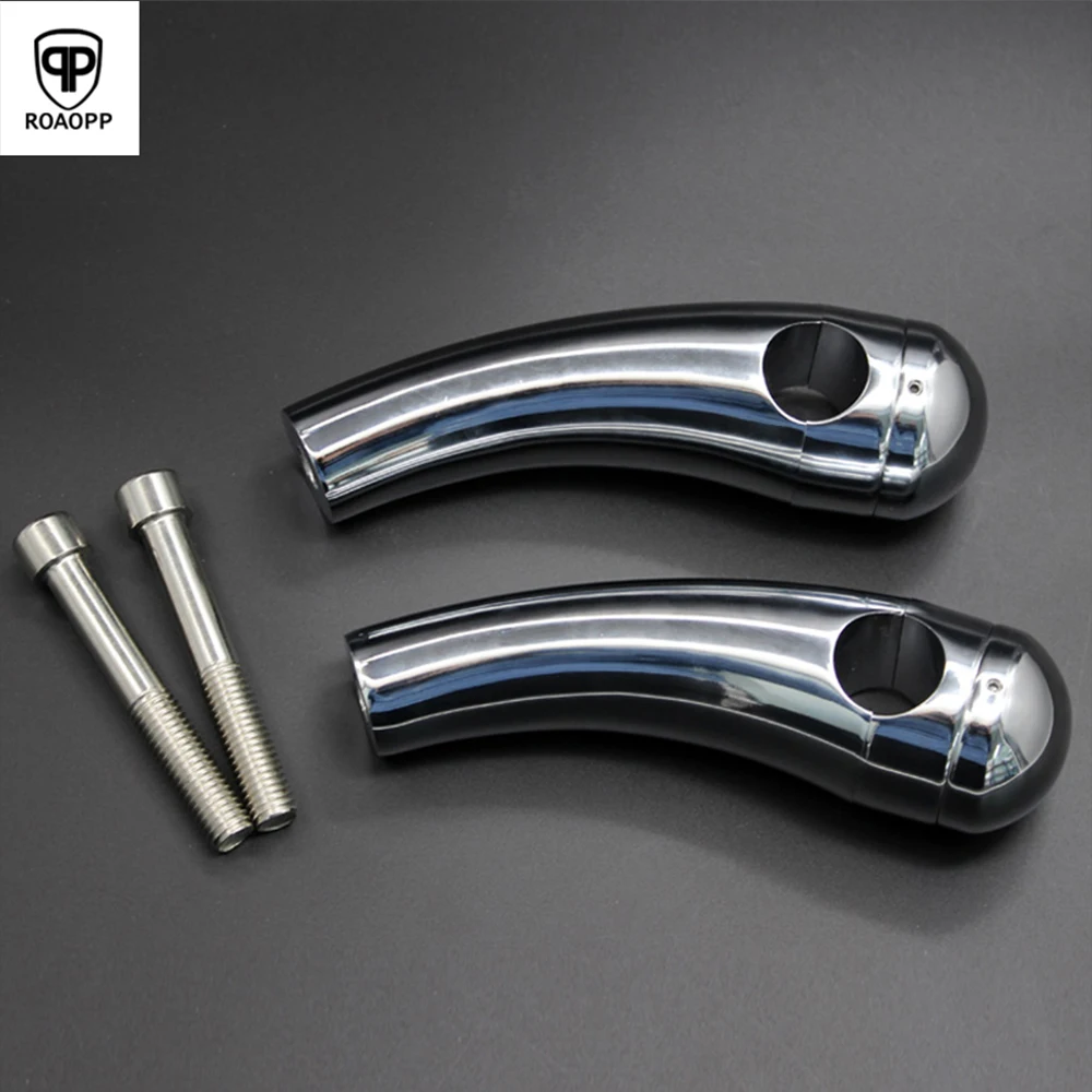 Elevadores De Manillar 22mm Y 28mm – Mejora Tu Postura En Moto Con Aleación De Zinc (Negro)