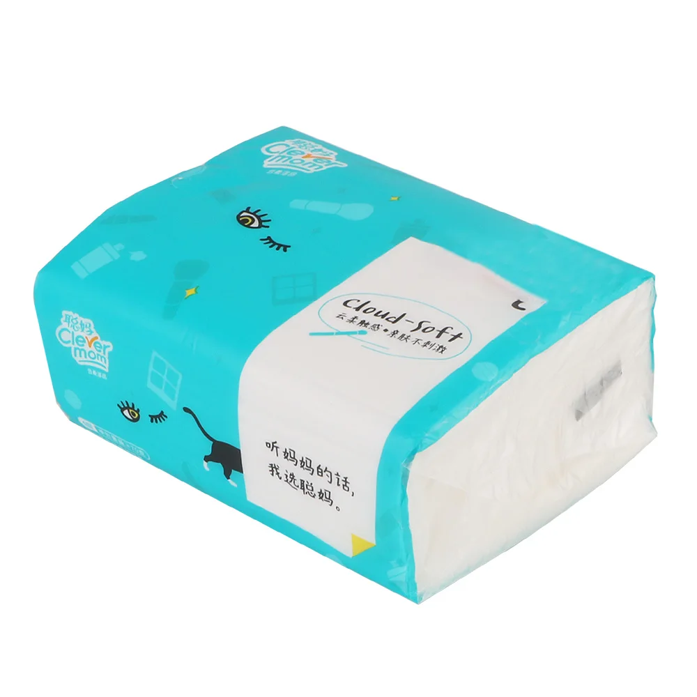 Household Pure Wood Pulp Paper Towel Dinner Table Napkins Disposable 4 Layers 300 Sheets Toilet Paper Tissue
