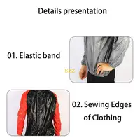 Costume Sauna résistant aux déchirures, haut pantalon Fitness pour hommes femmes, verrouillage chaleur, 5