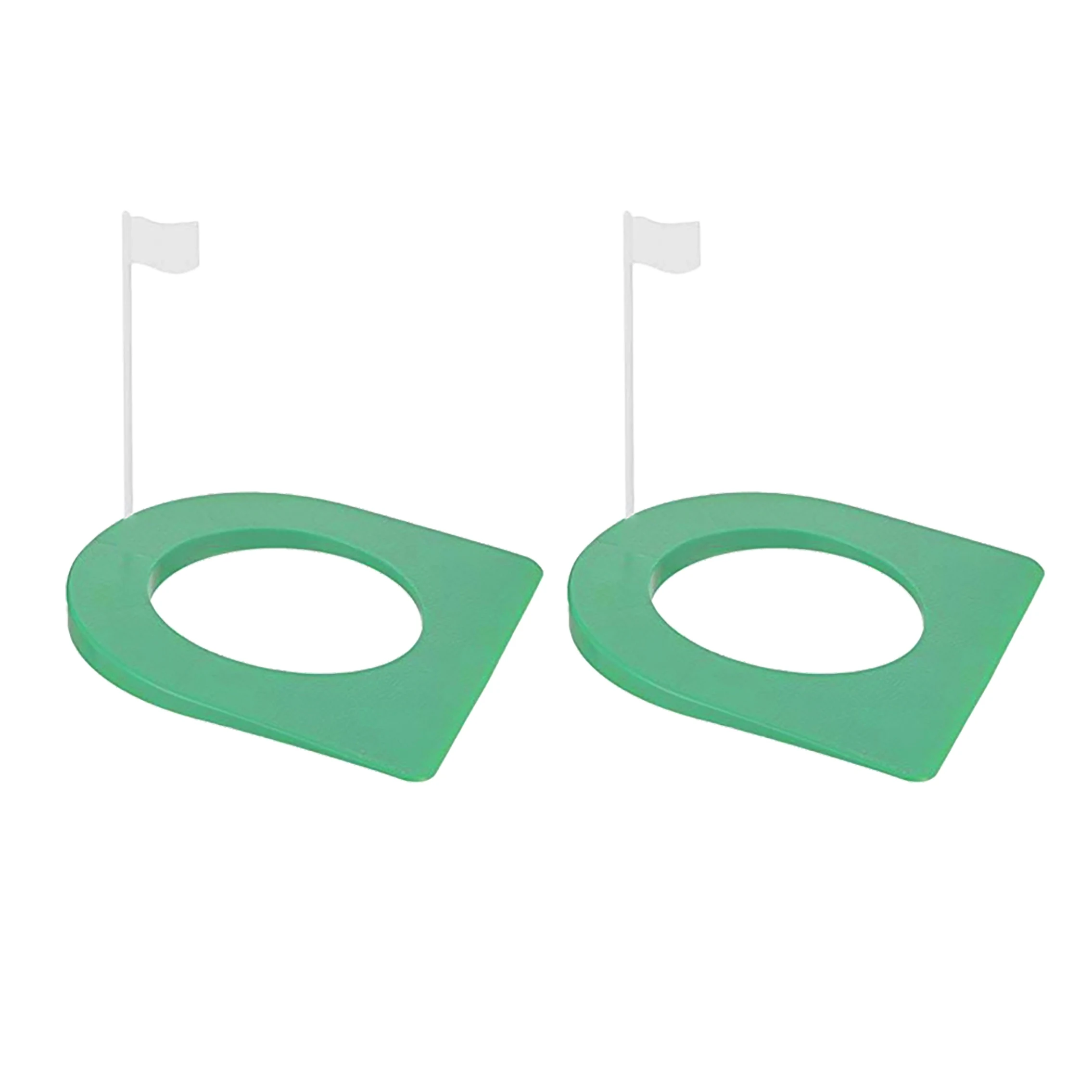 

2 Pcs Golf Putting Cup and Flag Golf Putting Hole Practice Aids with Flag for Golf Putting Training Mat