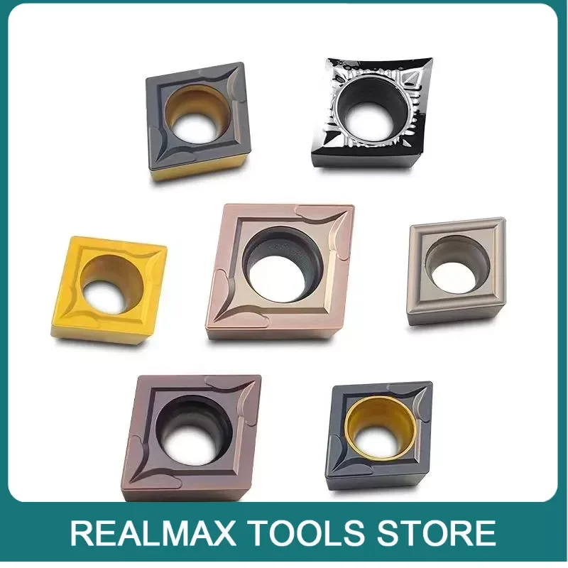 

REALMAX CCMT060204 CCMT09T3 CCMT1204 карбидная вставка CCMT карбидная фреза s ccmt RBH сверлильная вставка лезвие ЧПУ