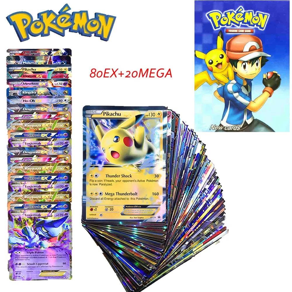 Pokemon Shining Card 100 Vmax 200 Gx Best Selling Children Battle Versión  En Inglés Game Tag Team Mega Collection Card60-300pcs - Game Collection  Cards - AliExpress