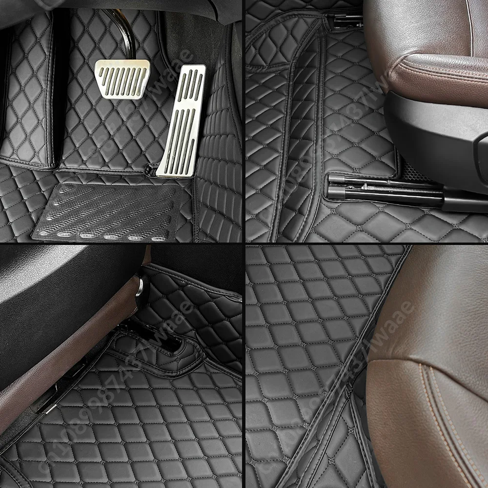 Car Floor Mats For Honda CRV 2007-2016 2015 2014 2013 12 11 10 Custom Trunk Mat Auto foot Pads Carpet Cover Interior Accessories 3