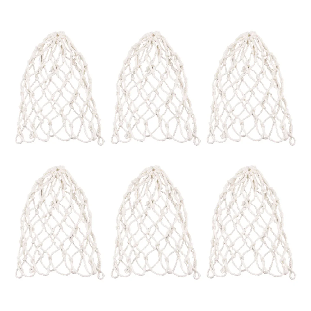 

6 Pcs Billiard Net Bag Parts Supplies Major Cotton Pool Table Pockets Replacement